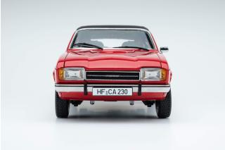 Ford Capri II Ghia 3.0 (1974 - 1977)  - spanisch red with vinyl top black Touring Modelcars 1:18 Metallmodell  - Türen, Motorhaube und Kofferraum zu öffnen!